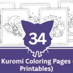 Kuromi Coloring Pages