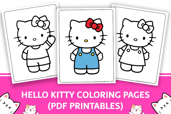 Free Hello Kitty Coloring Pages